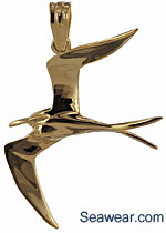 frigate bird pendant