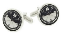 artificial horizon compass cufflinks