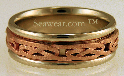 Celtic Tayside knot wedding ring