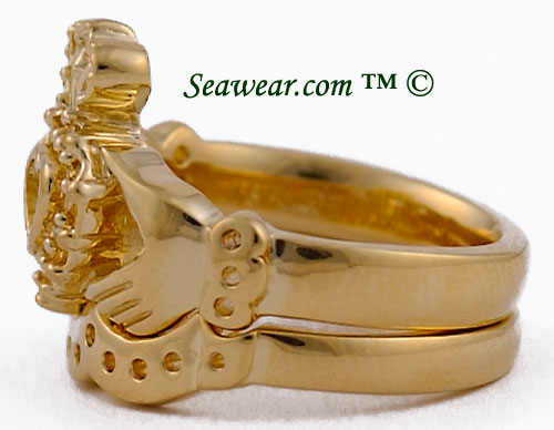 Claddagh engagement ring