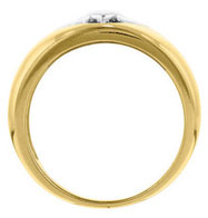 side profile of Claddagh wedding ring