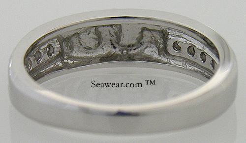 back sizing bar of mens Claddagh wedding ring