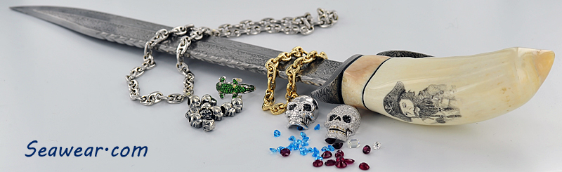 Blackbeard's pirate jewelry treasure found along with his famed cutlass