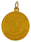 United States Marine Corps USMC and Saint Christopher Medal
