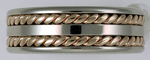 hand woven wedding band