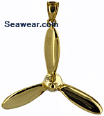 triple blade propeller jewelry