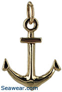 small traditional anchor pendant