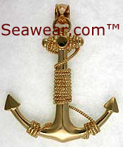 huge 3D gold anchor