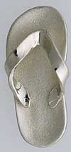 white white flip flop