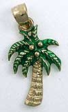 enamel palm tree