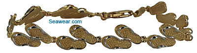 beach thong slippah sandal bracelet