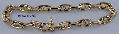 mariners anchor link bracelet