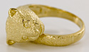 14kt size 6 cat jewelry ring