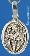 silver Scottish Thistle charm pendant