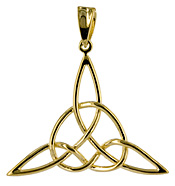 Tribal Celtic warrier trinity pendant
