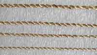 14kt gold rope chains