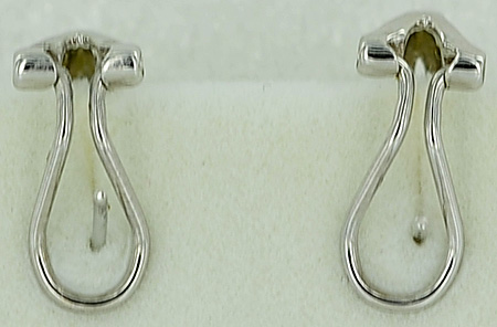 omega lock earrings