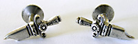 pirate dagger swrod cufflinks