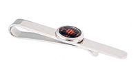 silver Scottish Lauren tie bar clasp