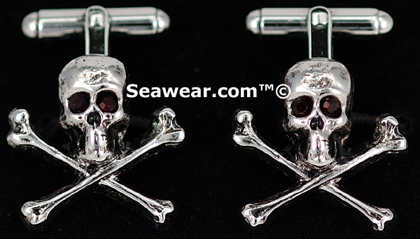 Skeleton Seal Cufflinks