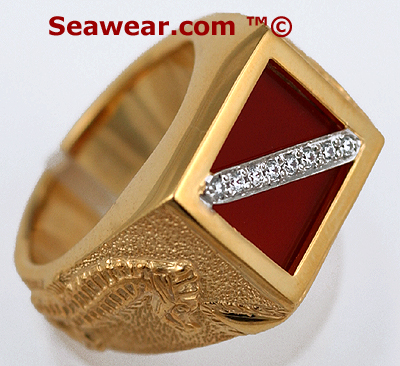 diver down flag ring