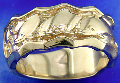 scallopped edge dolphin band