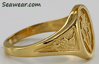 medium Scottish Thistle Ring