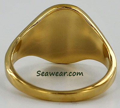 high polish Scottish Thistle Ring