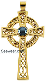 incredible Celtic cross with see thru knots