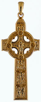 14k Cross of Scriptures