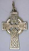sterlinc silver Celtic Cross of Iona