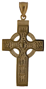 14kt scriptures cross