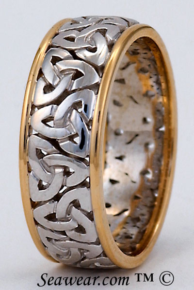 trinity knot wedding band