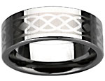 tungsten carbide Celtic knot band