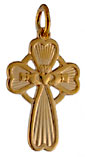 small detailed Claddagh cross