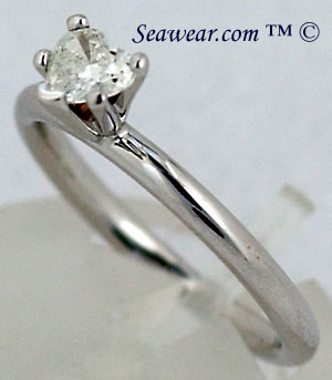 VS quality heart diamond ring
