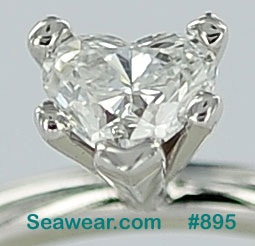 almost half carat heat diamond SI/F