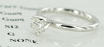 Claddagh diamond engagement ring SI/G