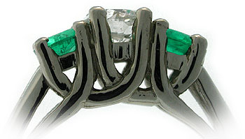 color of diamonds and emeralds
