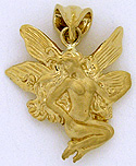 14kt fairy charm