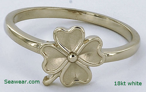 four leaf clover ring