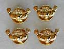 gold claddagh cufflinks