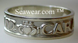 silver gaelic ring