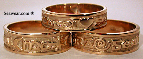 Irish Gaelic wedding rings