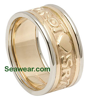 Irish Gaelic wedding band