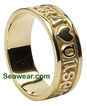 Gaelic wedding ring