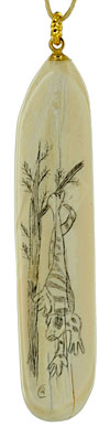 mammoth ivory scrimshaw