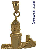 Highland Light North Truro Cape Code Mass lighthouse necklace charm