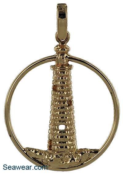 Halskette Anhänger Leuchtturm Necklace Lighthouse Marine Seefahrt 