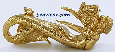 gold mermaid jewelry